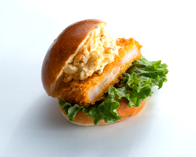 プリプリ海老のエビカツサンド