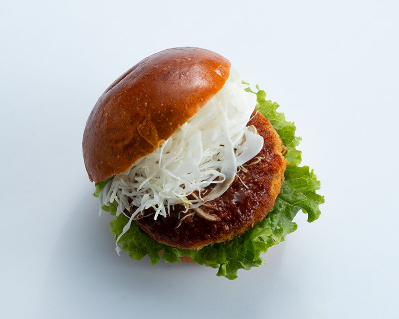 黒毛和牛のメンチカツバーガー